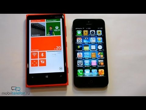 Nokia Lumia 920 vs iPhone 5: сравнение (speed comparison)