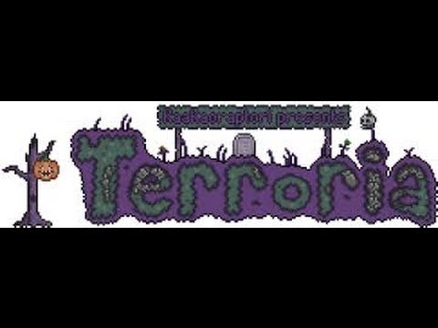 Пытаемся убить Хэллоуин армию #1 Выпал спутник деревьце (Terraria 1.2.1.1)