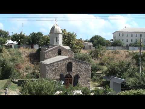 Панорама Феодосии, старая крепость.