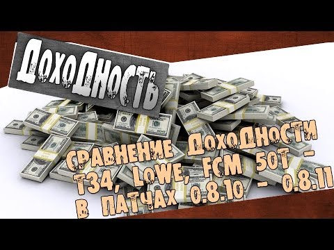 Изменение доходности 0.8.10 - 0.8.11 в World of Tanks