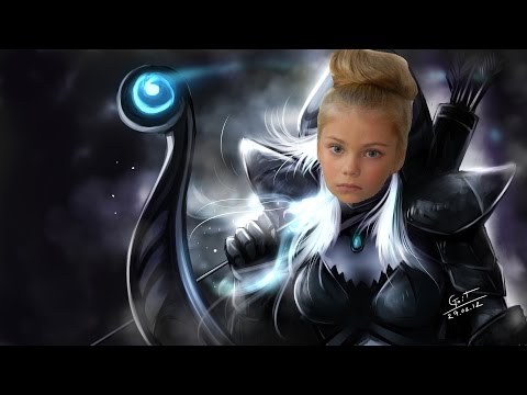 Смотреть Школьник учит играть на Сергее Звереве (Drow ranger) #11