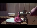 Meat grinding with drill