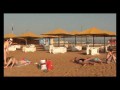 Панорама золотого пляжа Феодосии
