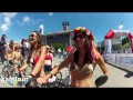 Вело заезд в купальниках на день города Киева